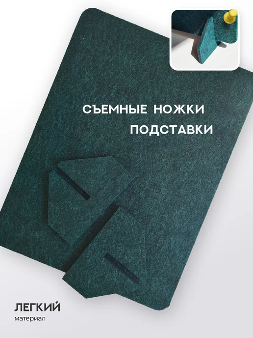 Делай Мудборд доска на стол для заметок и фотографий, зеленый, фото 5