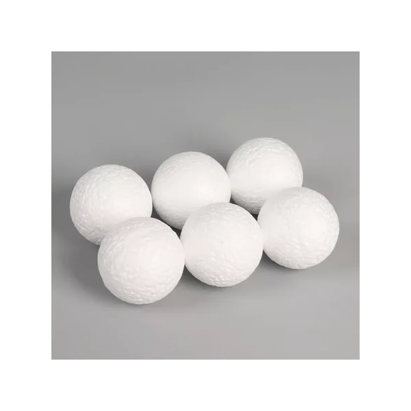 Шар из пенопласта d-6 см, 6 штук