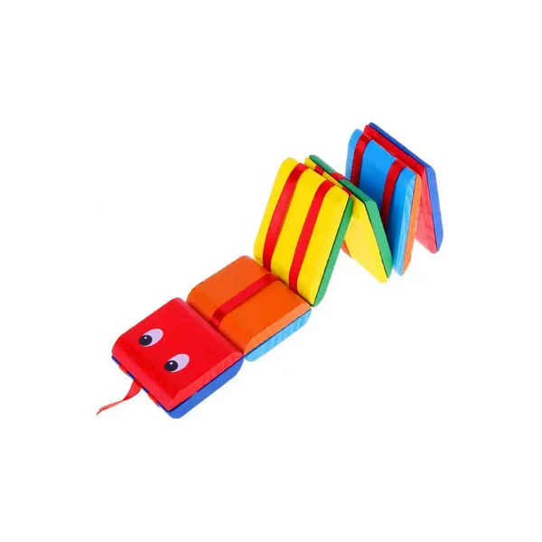 Головоломка "Змейка" с цветными квадратами