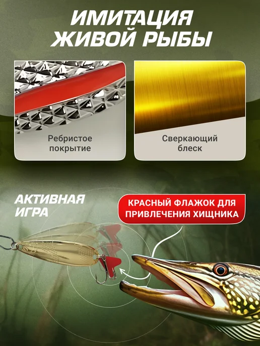 My fishing store Блесна набор для рыбалки, серый, фото 2