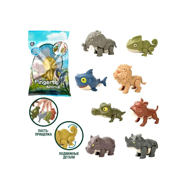 Фигурка животного Кусачка 16 видов, цвет МИКС