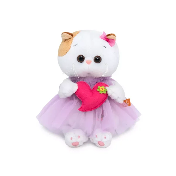Кошечка ЛиЛи Baby 20 см в платье с сердечком