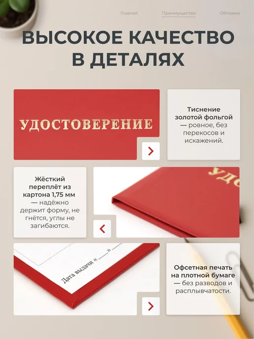 Тривия Удостоверение стандартное с бланком для заполнения, вариант, фото 2
