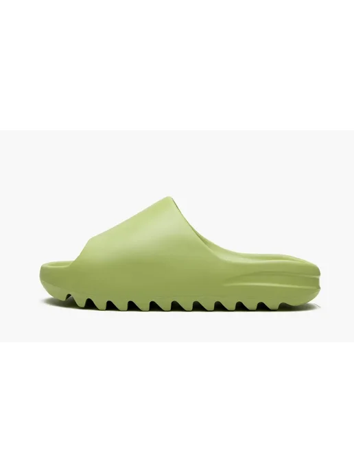 adidas gazelle silver green womens Yeezy Slide Flax 8