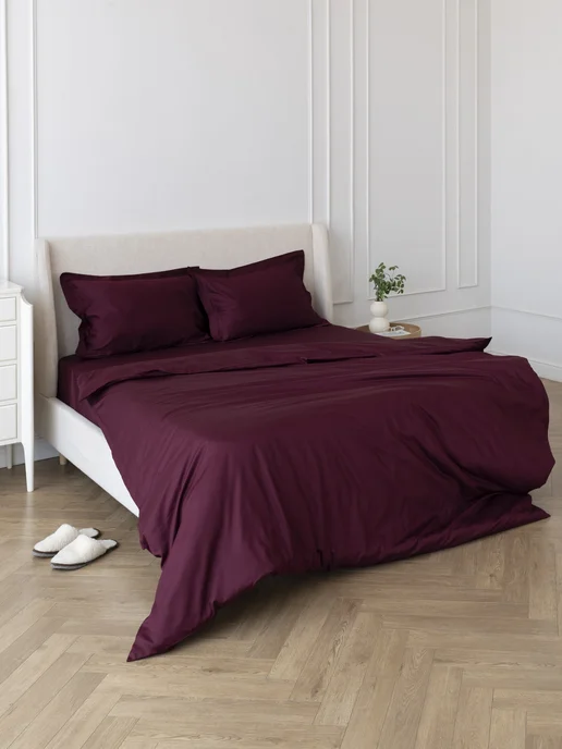 Feresa hygge Пододеяльник 2 спальный евро 200х220см Оланд, красный, фото 4