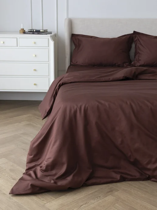 Feresa hygge Пододеяльник 2 спальный евро 200х220см Оланд, коричневый, фото 3