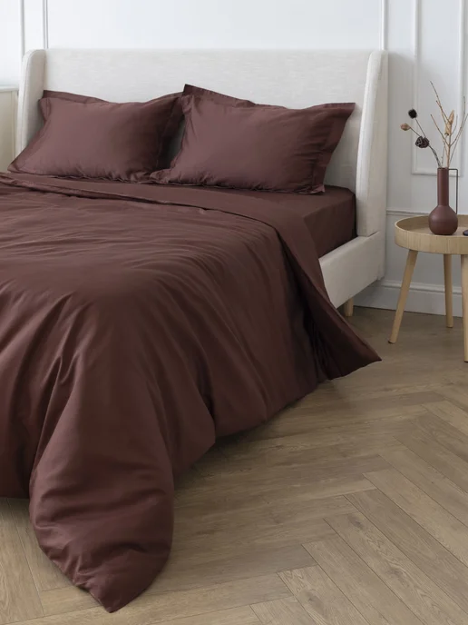 Feresa hygge Пододеяльник 2 спальный евро 200х220см Оланд, коричневый, фото 8