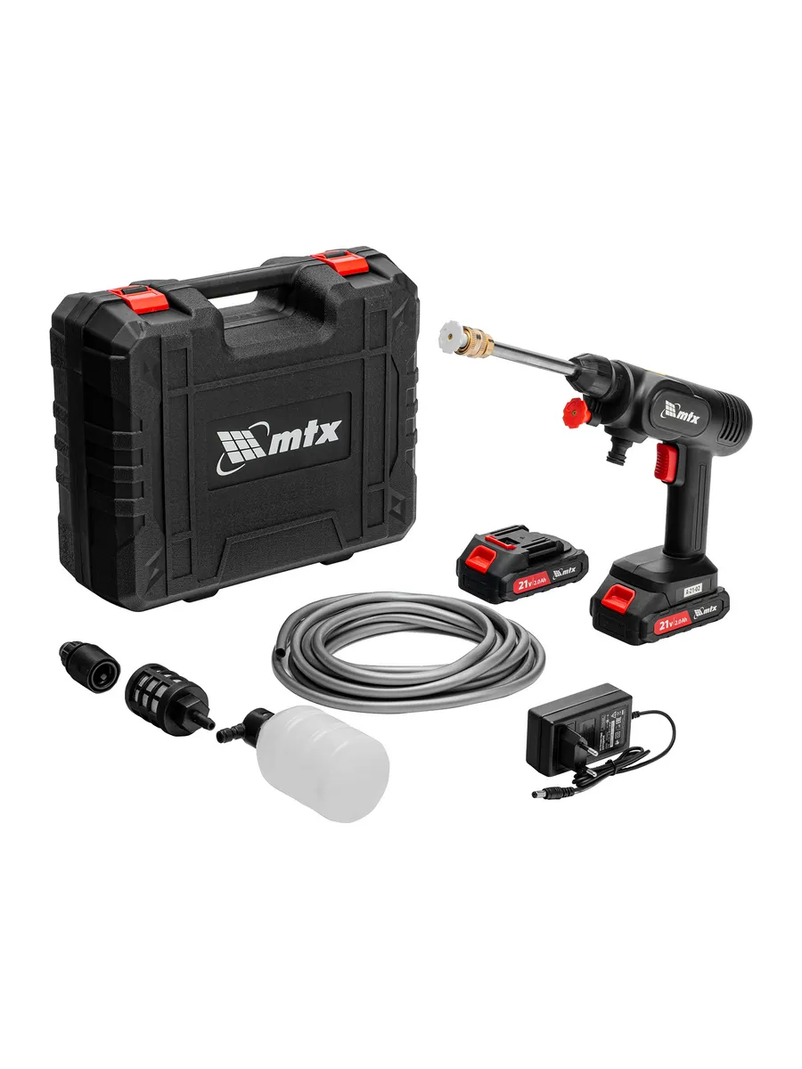 Минимойка аккумуляторная MTX А-21-02, Li-ion 21В, 58211