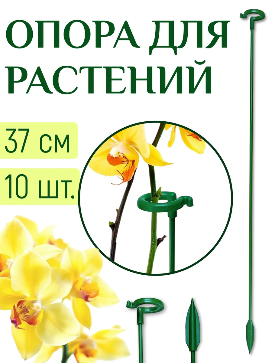 Опора для комнатных цветов и растений с кольцом