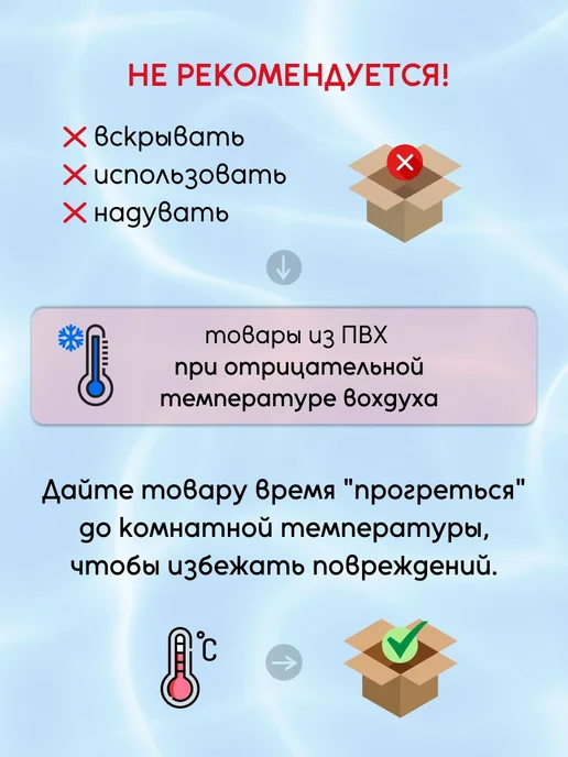 ИгроМаркет Бассейн надувной для купания с надувным дном, голубой, фото 5