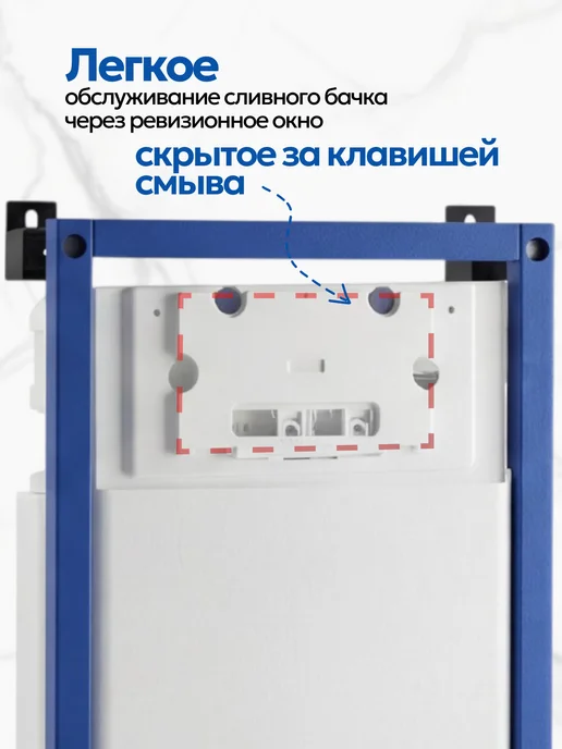 JOKI Инсталляция с унитазом комплект 6 в 1, белый, фото 6