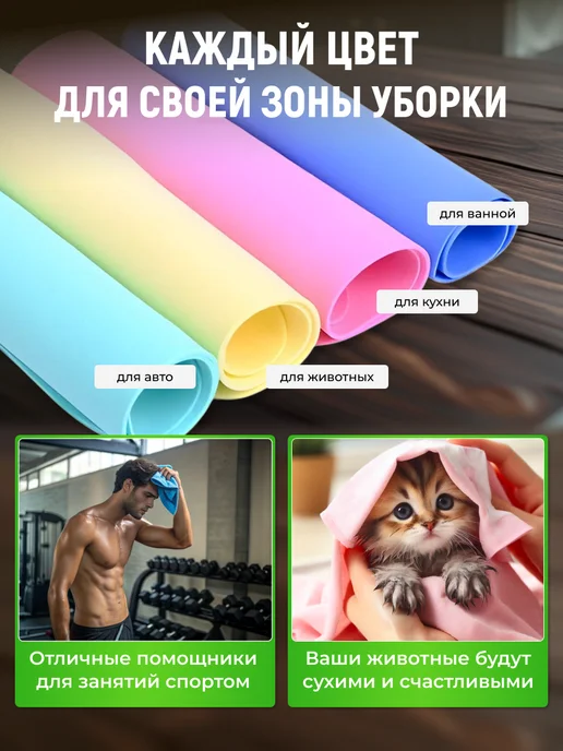 Love is Style Cалфетки для уборки универсальные, голубой, фото 3