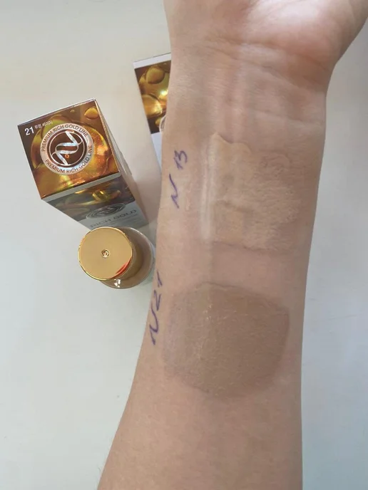 ENOUGH Тональная основа с золотом для сияния кожи Spf 50 №13 100 мл, 100 мл, фото 3