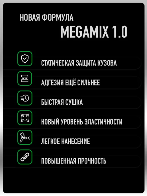 MEGAMIXnano Грунт автомобильный 2К, Белый, 800 гр, 800 г, белый, фото 2