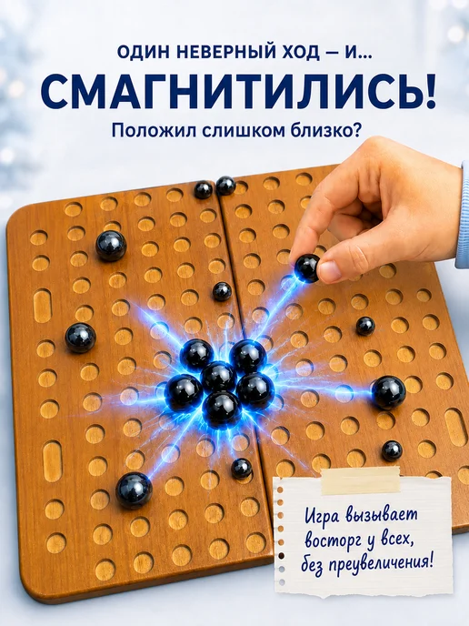 ONCELIKE Магнитный бой настольная игра с магнитами, бежевый, фото 4
