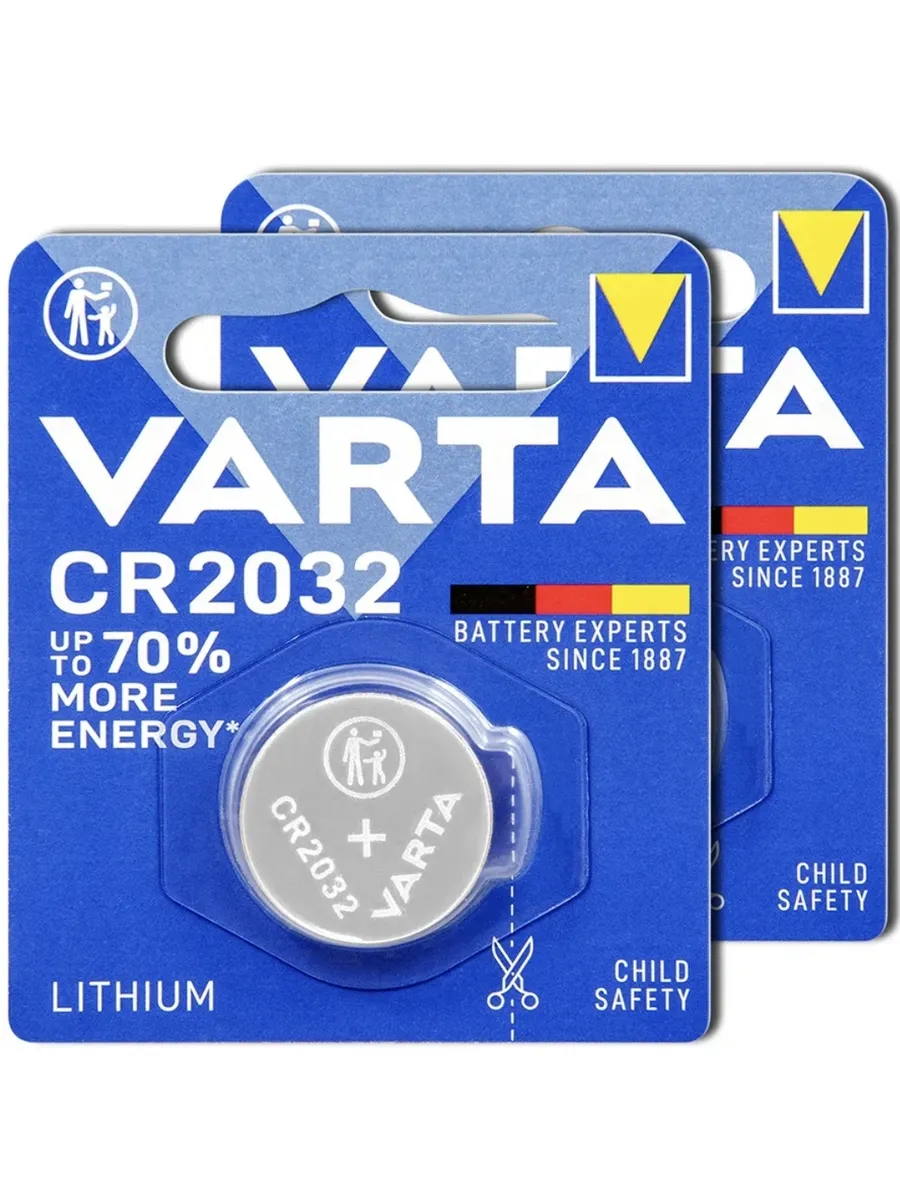 Элемент питания CR2032 2шт