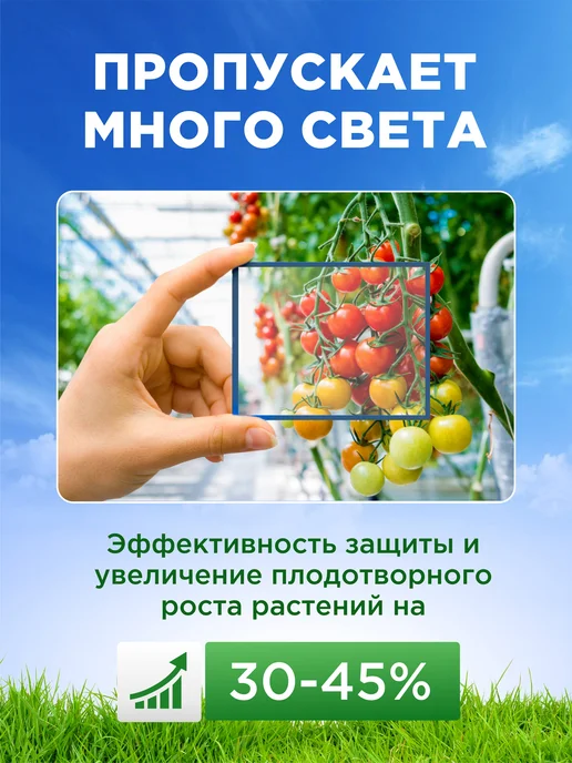 МОРЕПЭТ Пленка для теплиц, белый, фото 3