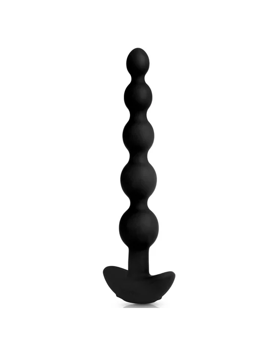 B-Vibe Cinco Anal Beads — цепочка анальных шариков, черный, фото 3