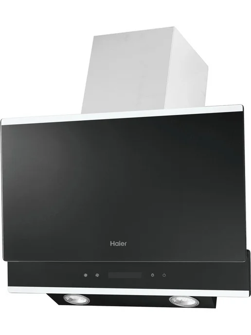 Haier Вытяжка для кухни наклонная HVX-W672GBX 700 м3 ч, черный