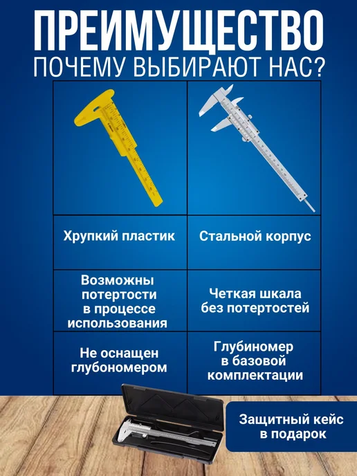sparklux штангенциркуль металлический 150 мм, вариант, фото 5