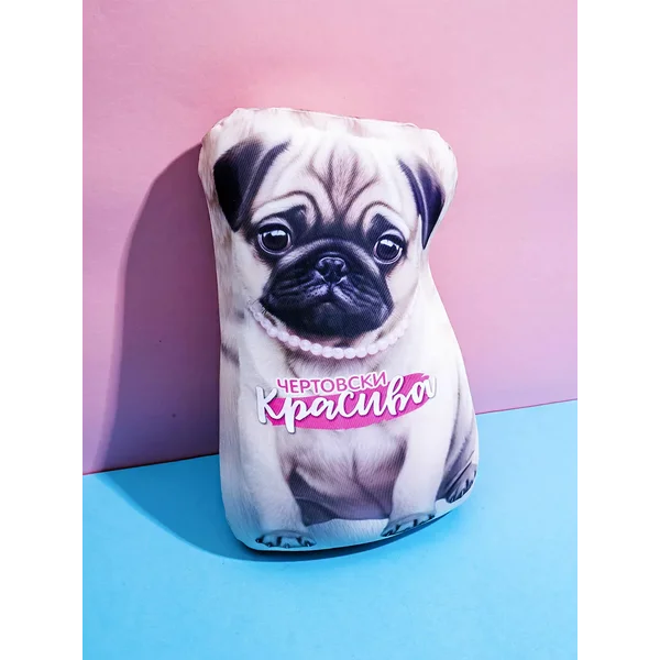 Мягкая игрушка антистресс мопс