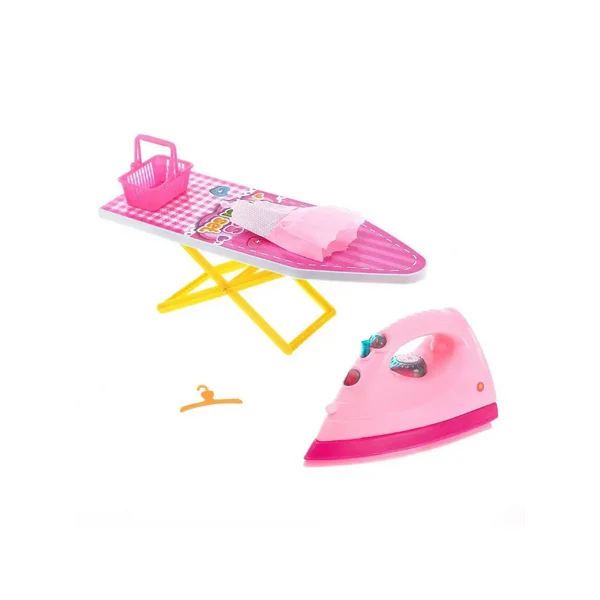 Набор для глажения "Доска и утюг", со световыми и, цвет МИКС