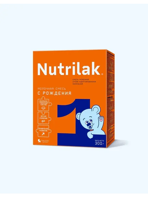 Nutrilak Смесь сухая молочная адаптированная до 6мес, 300г, 300 г