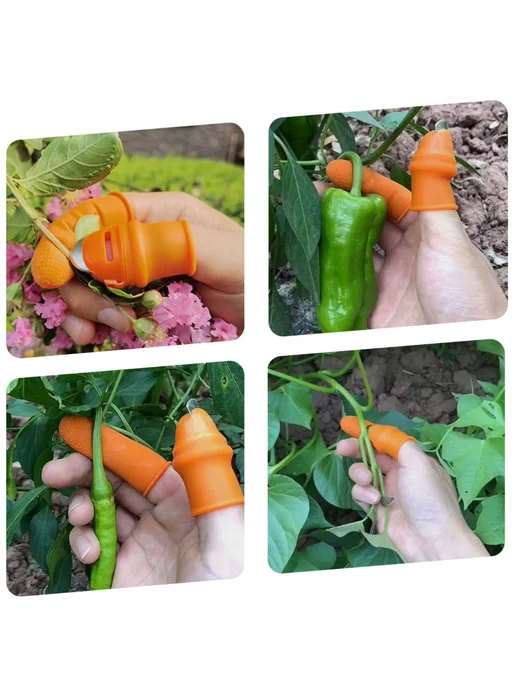 mvh Напальчник с лезвием и защитный для сбора урожая 2 набора, вариант, фото 7