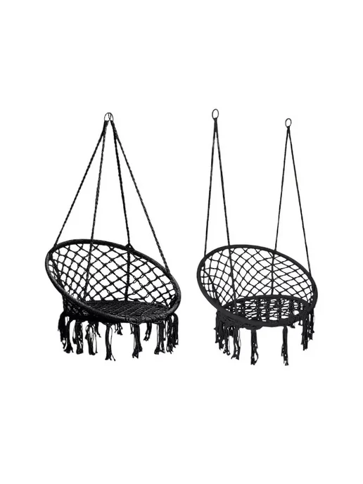 RuMir Кресло качели для дачи и сада подвесные, черный, фото 4