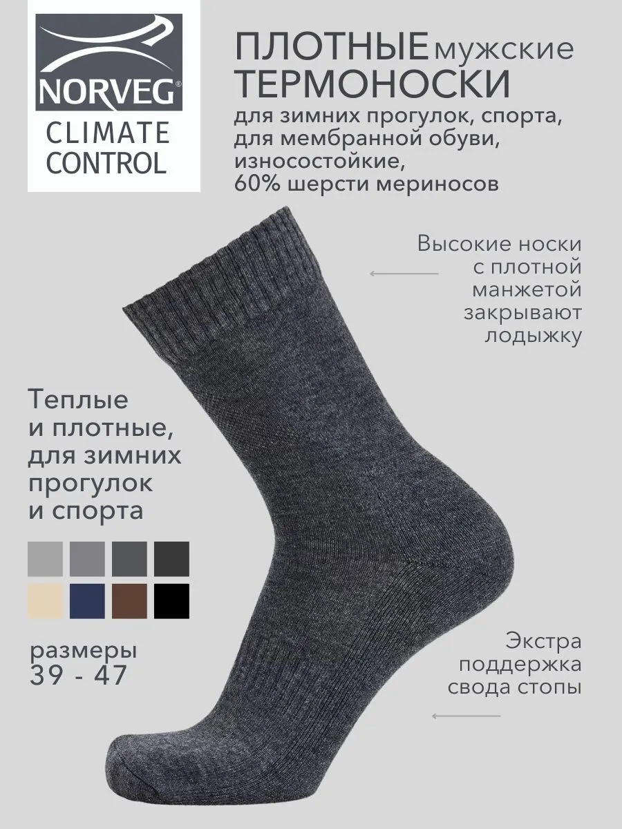 Термоноски CLIMATE CONTROL для мембранной спортивной обуви