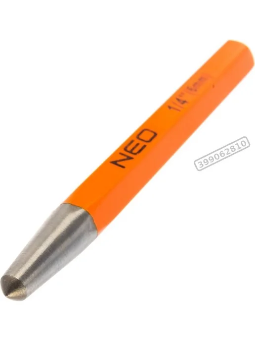NEO TOOLS Кернер для металла CrV 6 мм и длиной 120 мм для разметки, вариант, фото 3