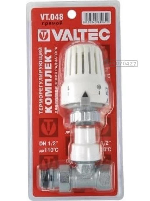 Valtec Прямой клапан с термостатической головкой для, 1 шт, вариант, фото 2