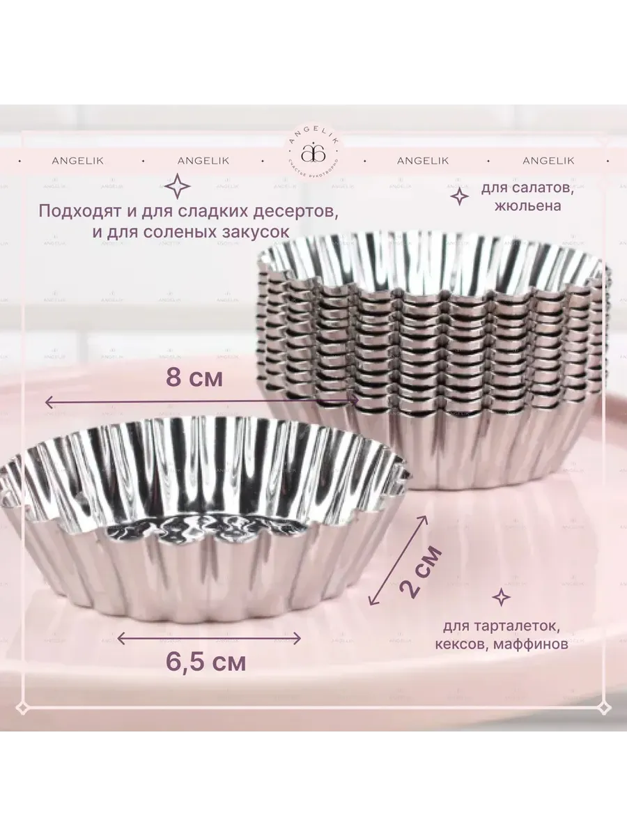 Тарталетка Корзиночка стальная форма для выпечки