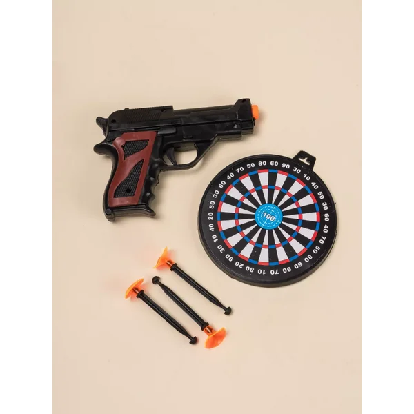 Пистолет "Сержант", с мишенью, стреляет присосками, МИКС