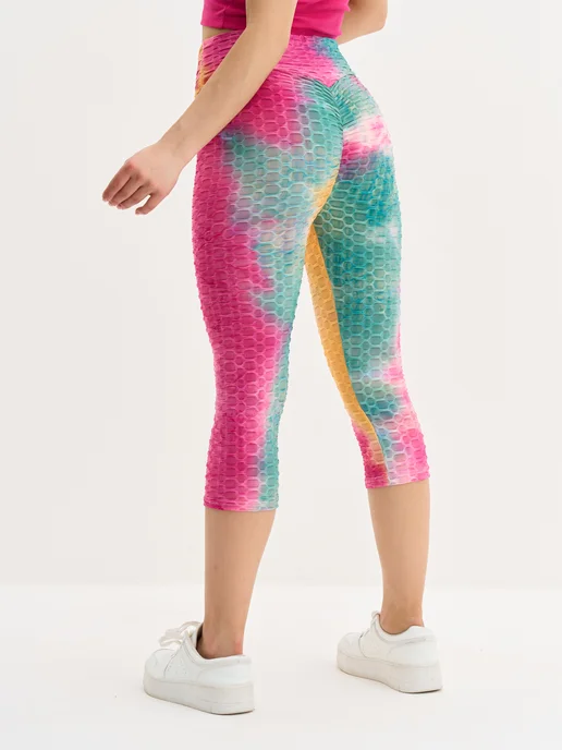 D&M MODA Капри спортивные, желтый, фото 7