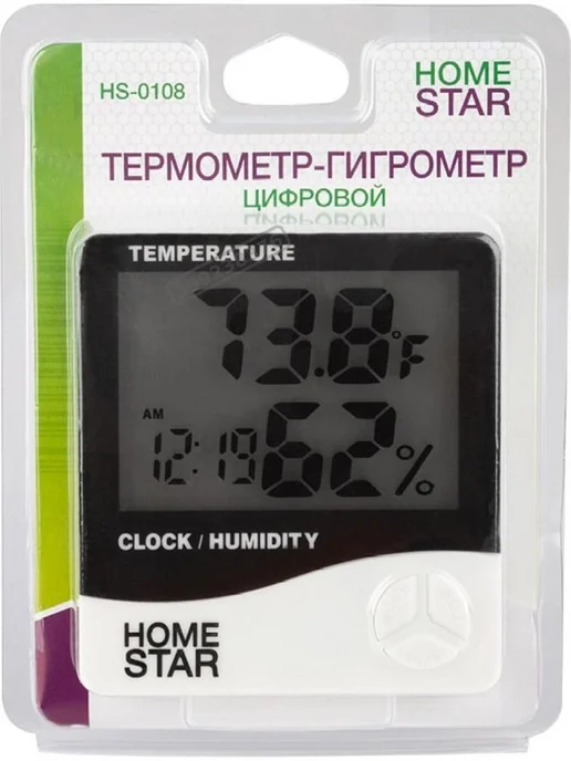 HomeStar Настенный или настольный термометр-гигрометр для комнаты, вариант, фото 3