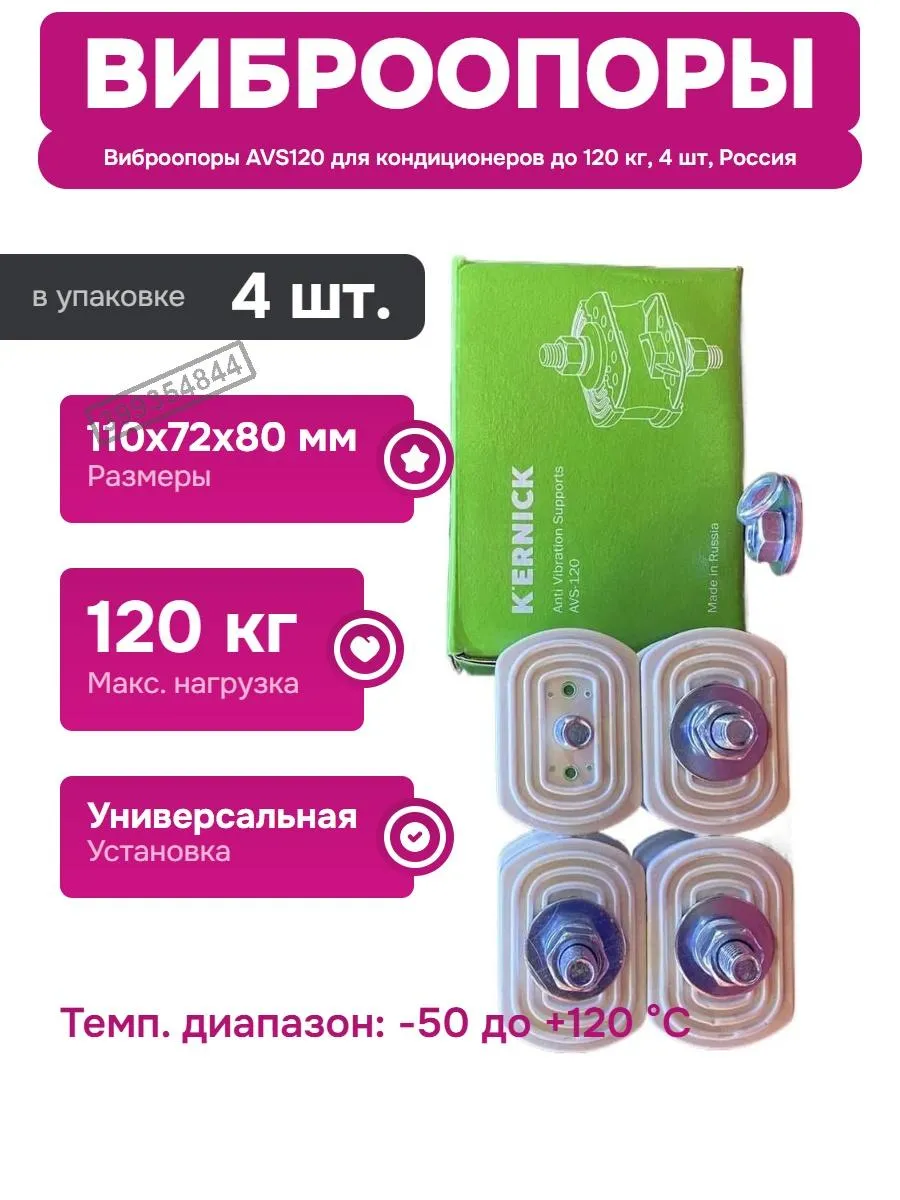 Упаковка виброопор для кондиционеров и климатической техники