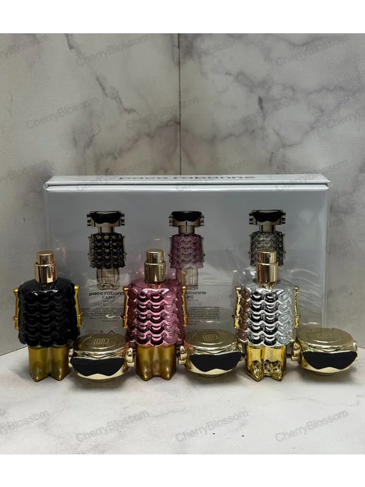 PACO RABANNE Подарочный Женский Набор Пако Рабан Фейм, 3 шт, фото 2