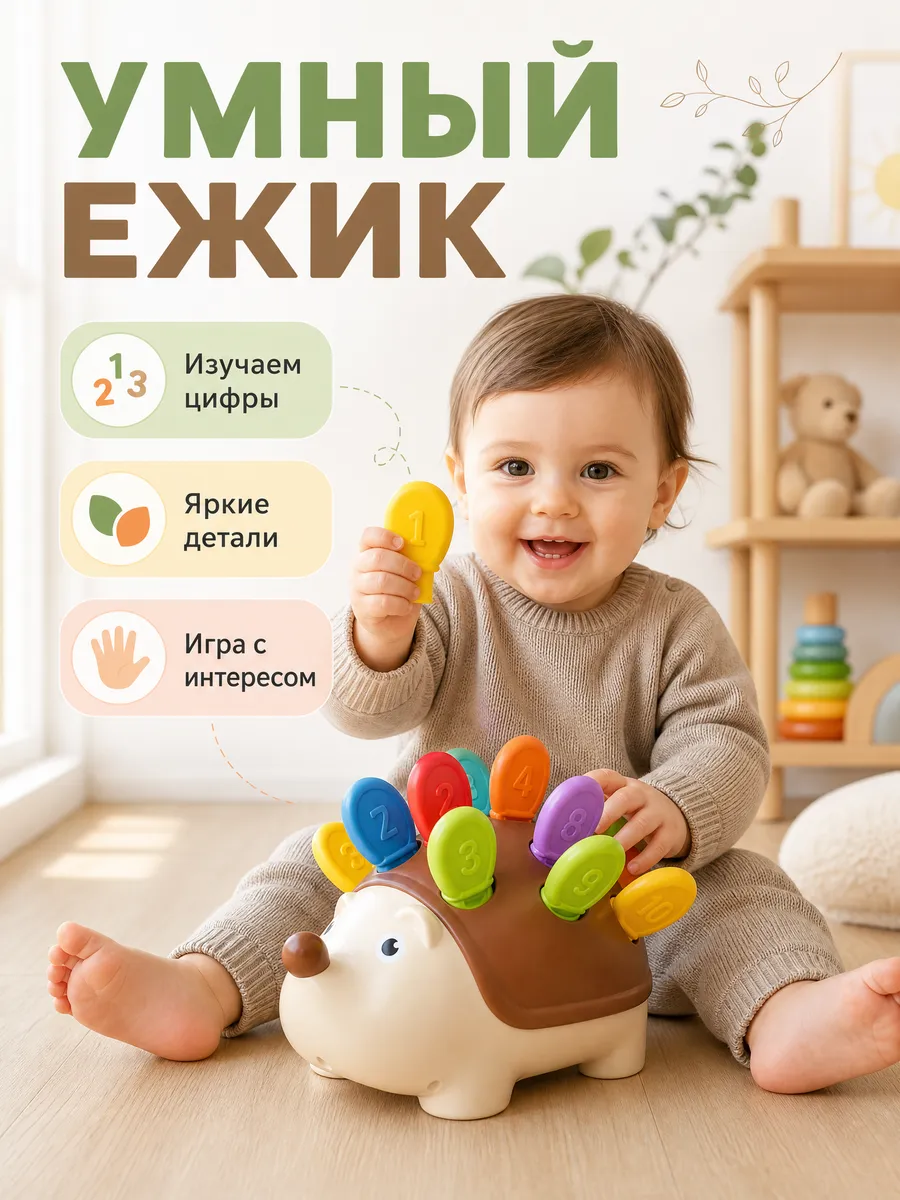 Развивающая игрушка для малышей сортер