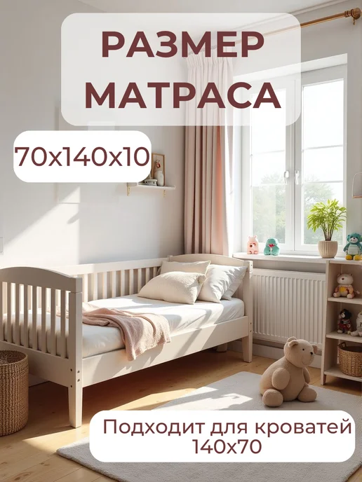 Матрас детский ортопедический 80х160, 70x140, фото 4