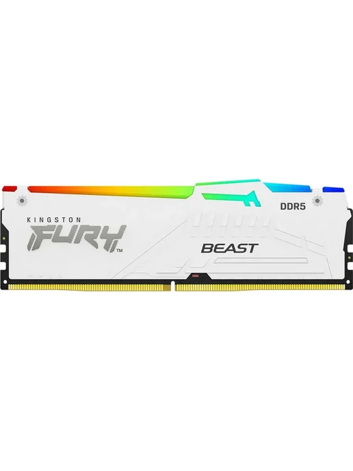 Kingston Модуль памяти FURY Beast White RGB EXPO (KF556C36BWEA-32), белый, фото 3