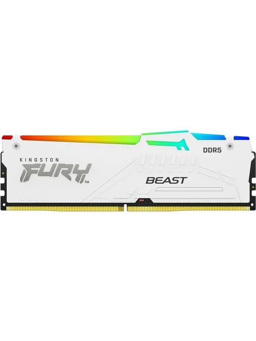 Kingston Модуль памяти FURY Beast White RGB EXPO (KF556C36BWEA-32), белый, фото 4