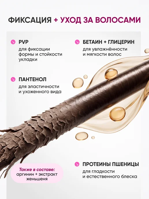 Алтея Пенка для укладки и объема кудрявых волос, 150 мл, фото 6