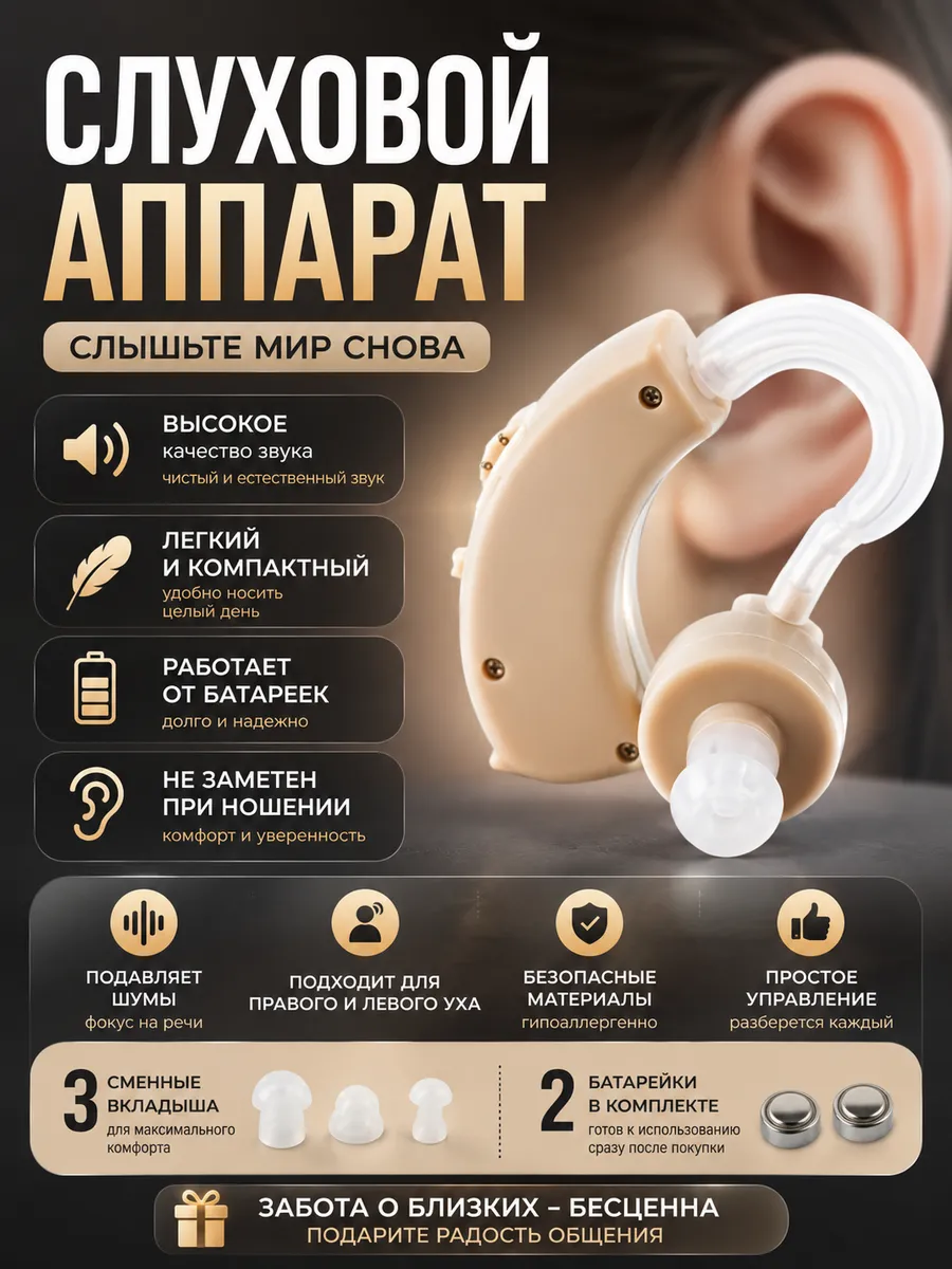 Слуховой аппарат внутриушной