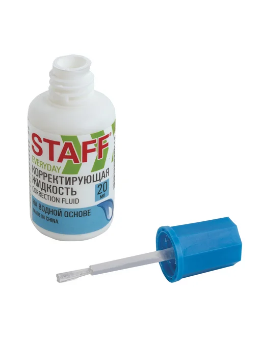STAFF (8 штук) - Штрих корректор 20 мл, арт. 228642, 20 мл, 5 шт, фото 2