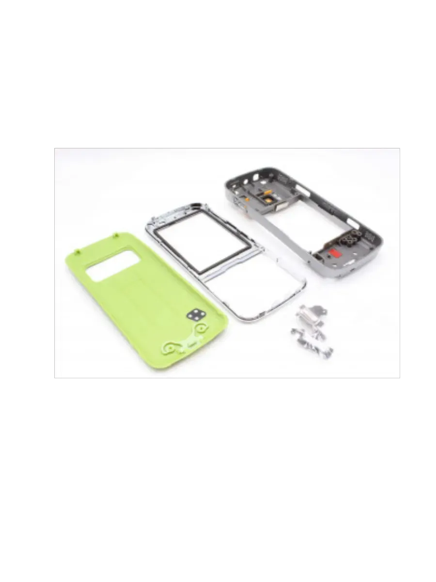 Корпус Nokia N79 зеленый