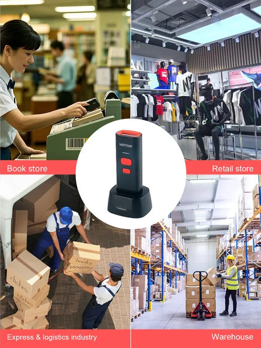 Mini Barcode Scanner with Charge Holder, вариант, фото 8