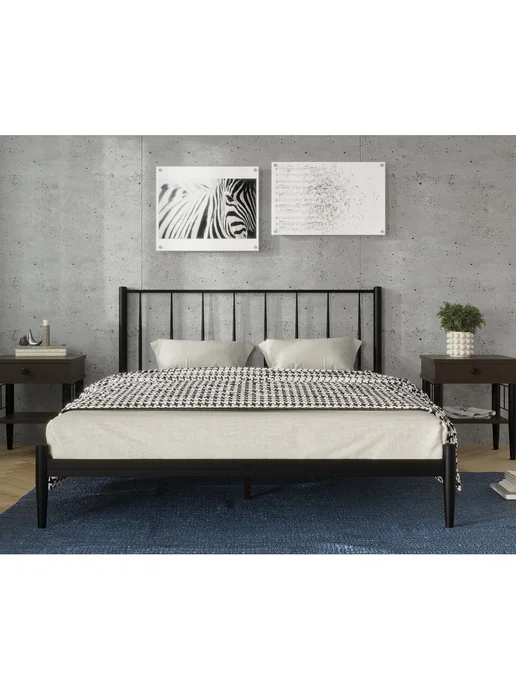 Форвард мебель Кровать Бриз 160х200 двуспальная с изголовьем, 160x200, фото 5