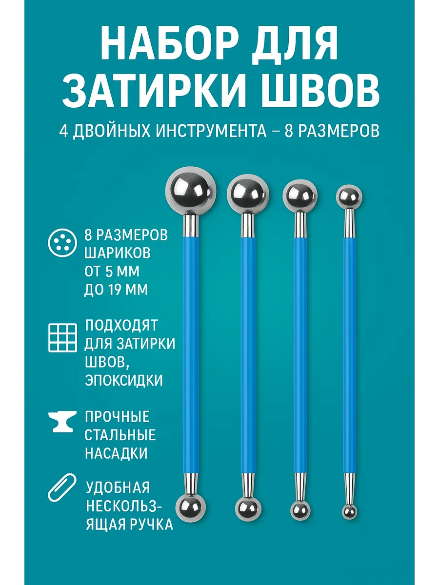 Набор инструментов для затирки швов