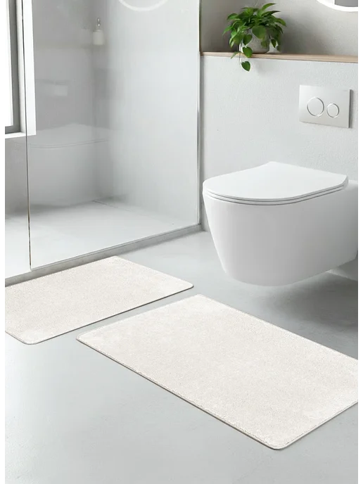 DECOR MAGIC Коврик в ванную и туалет LANGORIA MILK 50x80 см, 50x80 см, фото 7